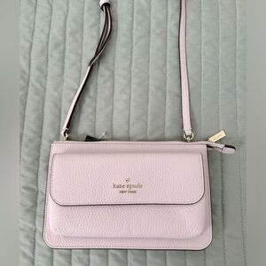 NWT Kate Spade Leila Small Crossbody Bag Leather Lavender